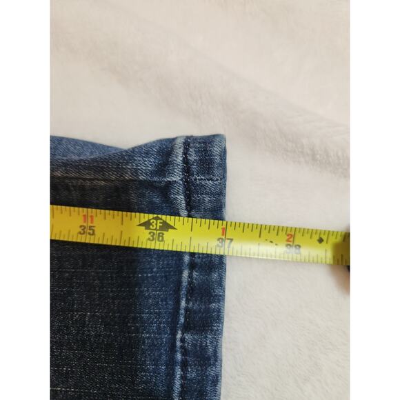 Democracy Jeans Womens Sz 16 Blue "Ab" Solution Technology Whiskers Stretch - Picture 11 of 14